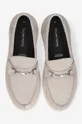 Filling Pieces mokasyny zamszowe Core Loafer Suede szary