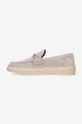 сив Велурени мокасини Filling Pieces Core Loafer Suede