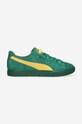 Puma sneakersy zamszowe Clyde Super Planet friendly zielony 386349.01