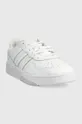 Kožené sneakers boty adidas Courtic bílá