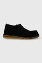 черен Половинки обувки от велур Astorflex Чоловічий