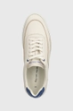 bílá Kožené sneakers boty Filling Pieces Mondo Plain 683