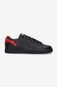 black Raf Simons leather sneakers Orion Unisex
