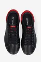 black Raf Simons leather sneakers Orion