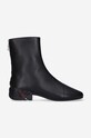 Raf Simons leather ankle boots Solaris High grain leather black HR780008L.0003