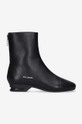 black Raf Simons leather ankle boots 2001 Women’s