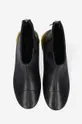 black Raf Simons leather ankle boots Solaris High HR780008L 0009