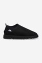 Suicoke leather shoes Rubber Sole RON-MWPAB-MID BLACK grain leather black RON.MWPAB.MID
