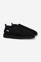 Suicoke leather shoes Rubber Sole RON-MWPAB-MID BLACK RON.MWPAB.MID black