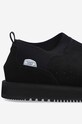 Suicoke leather shoes Rubber Sole RON-MWPAB-MID BLACK RON.MWPAB.MID