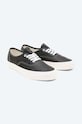 Vans leather plimsolls black VN0A54F2103