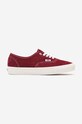 Semišové tenisky Vans UA Authentic plochá burgundské VN0A5HZS9G8