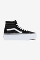 μαύρο Πάνινα παπούτσια Vans SK8-Hi Tapered Stackform Unisex