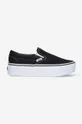 black Vans plimsolls Classic Slip-On Stackform Unisex