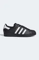černá Kožené sneakers boty adidas Originals Superstar 2.0 Unisex