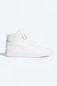 white adidas Originals leather sneakers Forum Mid Unisex