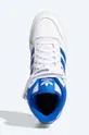 alb adidas Originals sneakers din piele Forum Mid