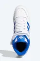 white adidas Originals leather sneakers Forum Mid