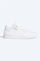white adidas Originals leather sneakers Forum Low Unisex