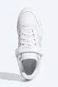 alb adidas Originals sneakers din piele Forum Low
