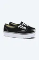 black Vans plimsolls Authentic Platform