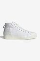 alb adidas Originals teniși Nizza Hi by Parley Unisex