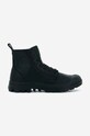 Palladium trampki skórzane Pampa Hi Zip LTH płaska czarny 76888.008.M