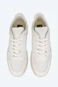 bílá Kožené sneakers boty Veja V-10 Leather Extra-White