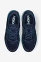 blu navy zapatillas de running gaviota hoka ONE ONE apoyo talón ultra trail talla 42.5 moradas