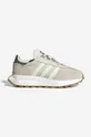 white adidas Originals leather sneakers Retropy E5 J GX924 Unisex