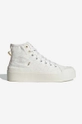 alb adidas Originals teniși Nizza Bonega Mid W Unisex