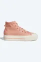 rosa adidas Originals scarpe da ginnastica Nizza Rf Platform Unisex