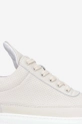 Filling Pieces sneakersy skórzane Low Top Bianco Perforated