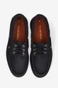 negru Filling Pieces mocasini de piele Boatshoe