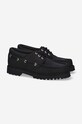 Filling Pieces mokasyny skórzane FP Boatshoe 47928901847 czarny