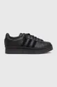 black adidas Originals leather sneakers Y-3 Hicho Unisex