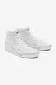 white Vans suede trainers SK8-Hi Flame
