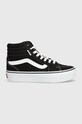 Kecky Vans Wm Filmore Hi Platform semišová kůže černá VN0A5EM7187