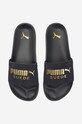 Puma ciabatte slide in camoscio Leadcat 2.0 nero 384872.01