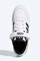 white adidas Originals leather sneakers Forum Low FY7757