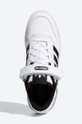 white adidas Originals leather sneakers Forum Low FY7757