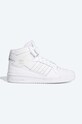Шкіряні кросівки adidas Originals Forum Mid J пласка білий FZ2086