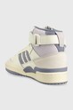Obuwie adidas Originals trampki skórzane Forum 84 HI ID7316 fioletowy