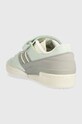 Shoes adidas Originals leather sneakers Forum 84 FZ6298 turquoise