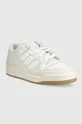 Δερμάτινα αθλητικά παπούτσια adidas Originals Forum Low λευκό