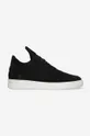 černá Semišové sneakers boty Filling Pieces Low Top Perforated Unisex