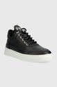 Кожаные кроссовки Filling Pieces Low Top Crumbs 10127541861 чёрный AA00