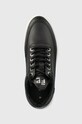Кожаные кроссовки Filling Pieces Low Top Crumbs чёрный 10127541861