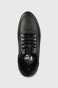 черен Кожени маратонки Filling Pieces Low Top Crumbs