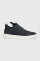 Filling Pieces sneakers in camoscio flat blu navy 25122842001